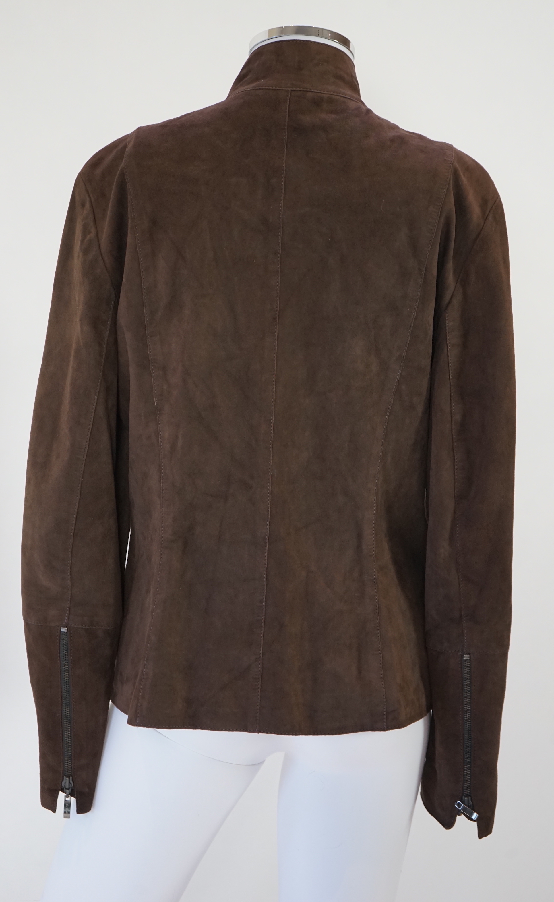A Ralph Lauren, Polo Collection brown suede jacket, size EU 38